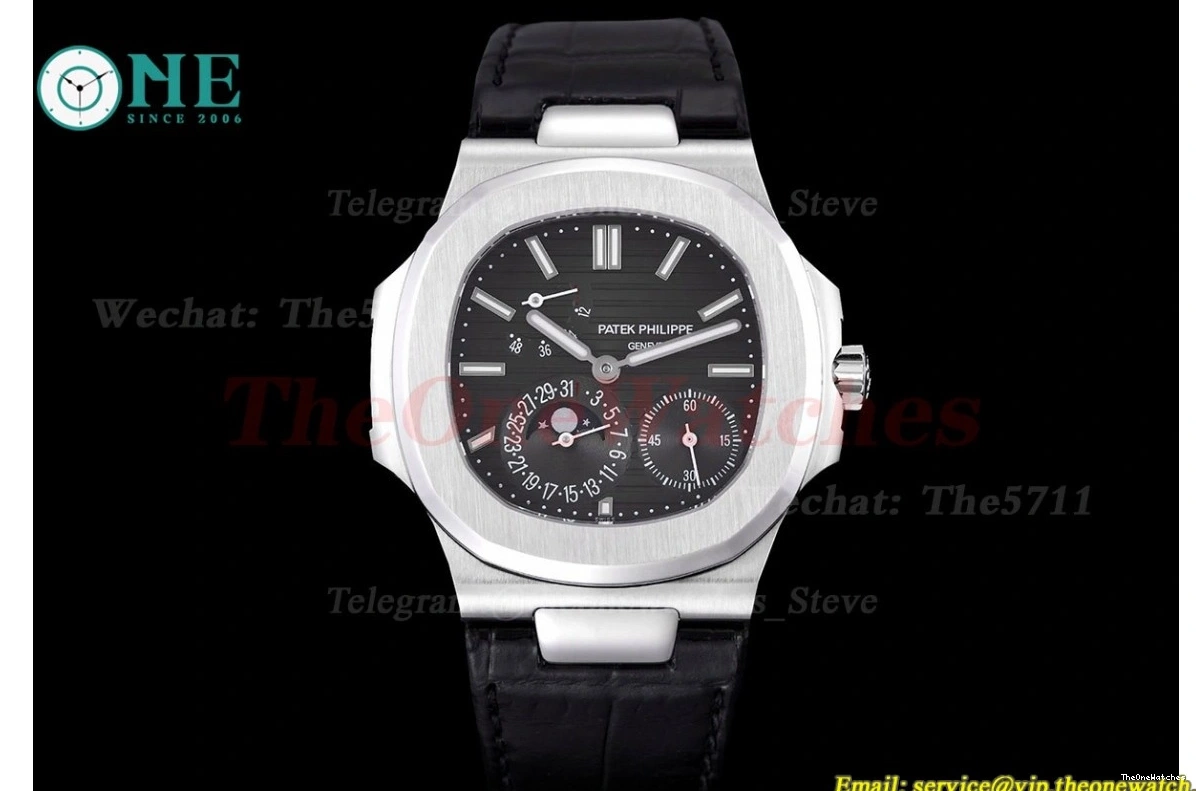 Nautilus Black SS A240 LE 40mm GRF Stk 5712 0417